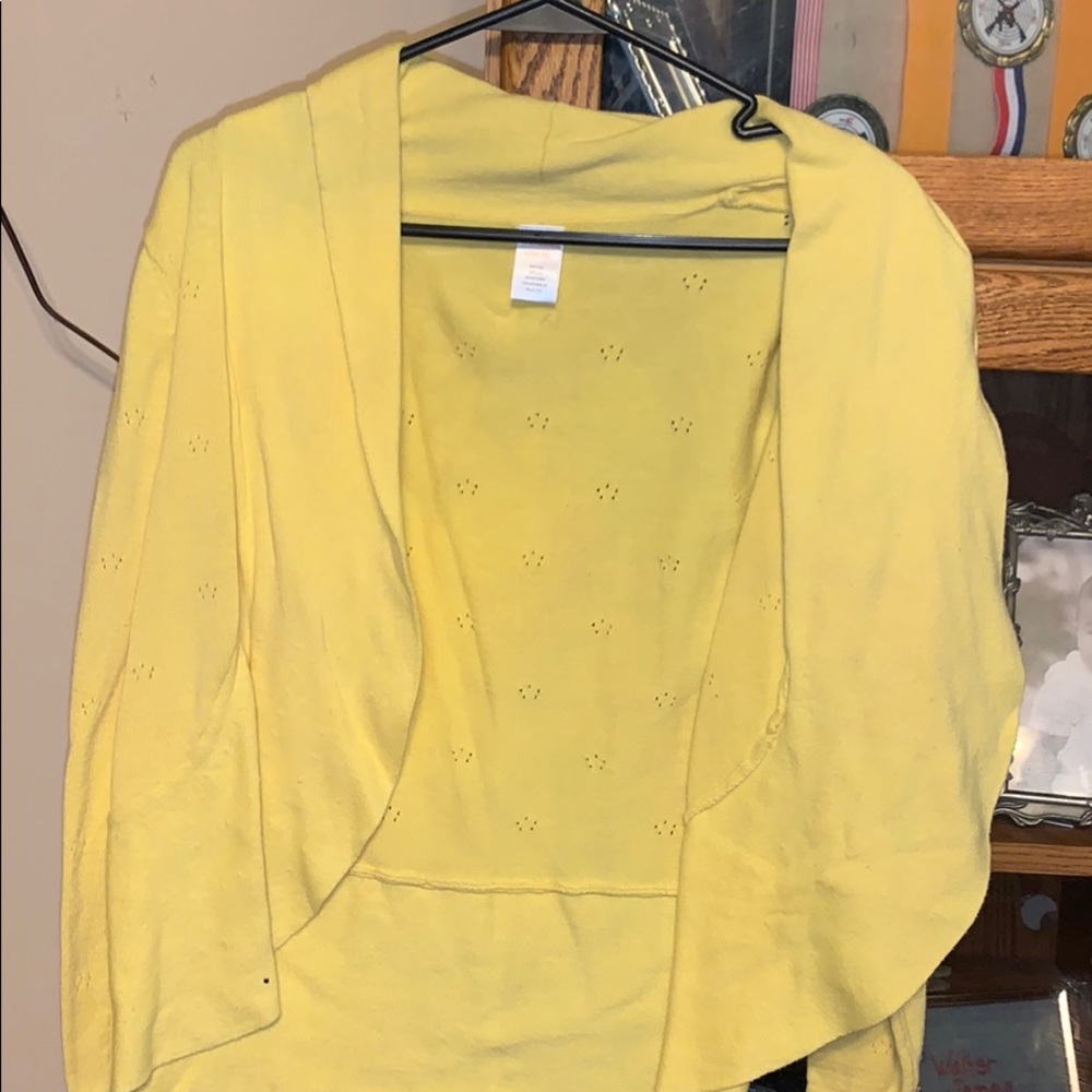 Yellow sweater